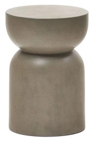 Kave Home - Tavolino rotondo Garbet in cemento Ã˜ 32 cm
