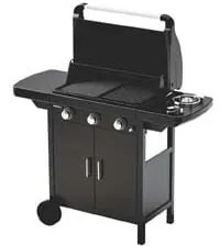 BARBECUE GAS 3 FUOCHI + FORNELLO CM.61X35 COMPACT 3EXS bracere cm.61x35 CAMPINGAZ
