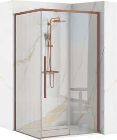 Cabina doccia SOLAR Copper Brush 90x90