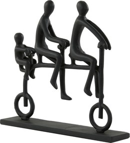 Statuetta in metallo (altezza 32 cm) Cycle - Light &amp; Living