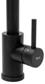REA-B4820 - Miscelatore da cucina con doccetta estraibile COLIN 42,5 cm nero