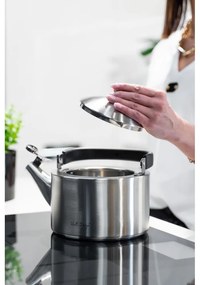 Bollitore in acciaio inox smerigliato con stantuffo , 1,5 l Diamante - Vialli Design