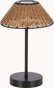 Lampada da tavolo solare a LED effetto rattan Kalyan
