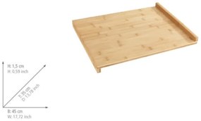 WENKO 53033100 - Tagliere 45x35 cm marrone