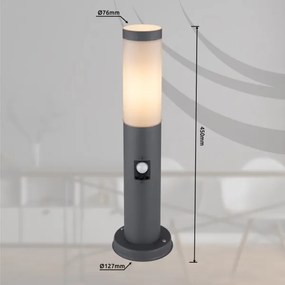 Globo 3158AS - Lampada da esterno con sensore BOSTON 1xE27/15W/230V