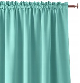 Tenda leggera colore menta per il soggiorno 140 x 280 cm