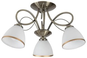 Brilagi - Plafoniera FRED 3xE27/60W/230V Ø 59 cm bronzo