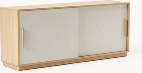 Credenza in legno con frontale imbottito Wisp
