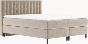 Letto boxspring in velluto fatto a mano Sorrento, alt. 4 cm