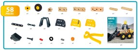 Brio Builder - Pala caricatrice Volvo, edizione limitata - 58 pz