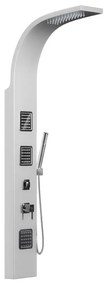 Colonna da doccia idromassaggio 20 x 150 cm Argento  - TYRA