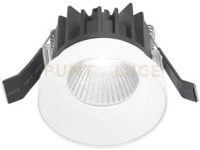 Gfa301- faretto da incasso in alluminio a led 3000k 700lm 9w d.7cm ...