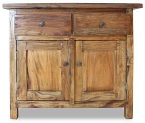 Credenza in legno massello di recupero 75x30x65 cm