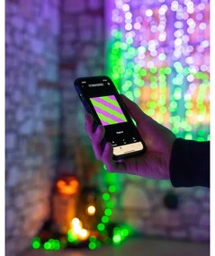 Twinkly TWS250SPP-TEU - LED RGBW da esterno Catena natalizia 250xLED 23,5m IP44 Wi-Fi