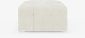 Mosaic pouf e modulo in bouclé - 96x77 cm design capitonné in tessuto smacchiabile T21