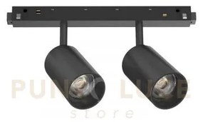 Ego spot double led cob citizen on-off 1700 lm 3000 k 16 w 30° nero...