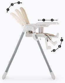 PETITE&MARS - Sedia da pranzo per bambini GUSTO rosa