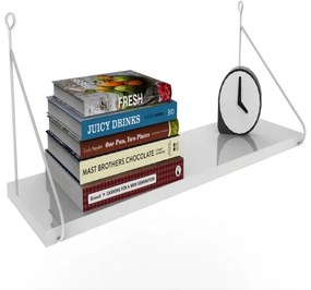 Scaffale a muro ARMONI 20x72 cm bianco