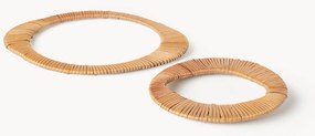 Set di 2 sottobicchieri in rattan Tini
