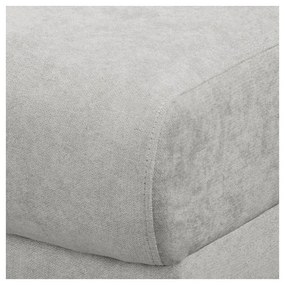 Divano angolare grigio chiaro (angolo destro) Beata - Ropez