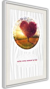 Poster  Heart Tree II  Cornice Quadri Cornice d'oro, Larghezza x Altezza Home decor 20x30