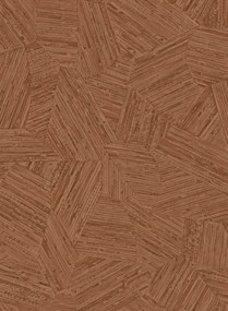 Arte International Carta da parati Mauna - Mahogany Red