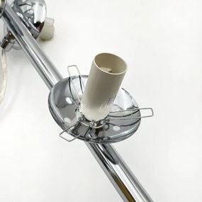 Brilagi - Lampadario a sospensione con cavo MALONY 6xE14/20W/230V cromo lucido