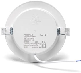 Aigostar - LED RGBW Lampada da incasso dimmerabile LED/9W/230V 2700-6500K Wi-Fi
