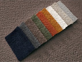 Poltrona marrone con rivestimento in bouclé Giorgia – Bobochic Paris