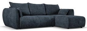 Divano angolare blu scuro (angolo destro) Matera - Cosmopolitan Design