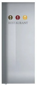 Anta per porta scorrevole Restaurant in vetro multicolore, L 88 x H 215 cm spessore 10 mm, apertura sinistra