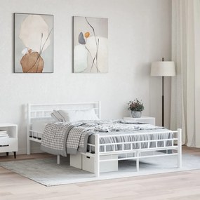 Giroletto Bianco İn Metallo 140x200 Cm /