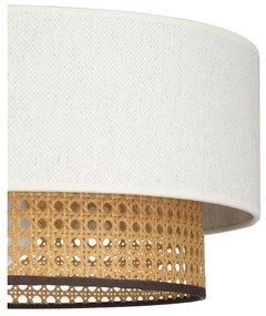 Plafoniera a montaggio superficiale NATIA 1xE27/60W/230V bianco/marrone