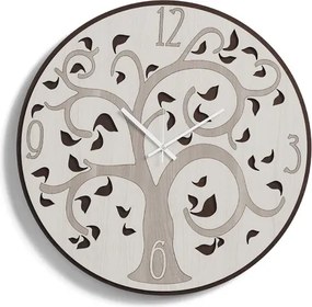 Orologio da parete tondo D50 in legno laminato RSN - NATURA