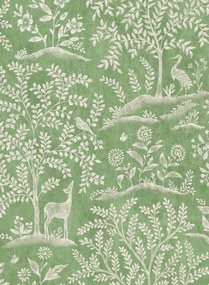 Nina Campbell Carta da parati Foret - Emerald