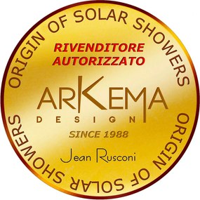 Doccia Solare da Esterno Giardino 20L Miscelatore e Lavapiedi Arkema Happy One Grigio Antracite...