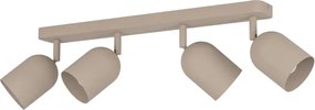 Eglo 44164 - Plafoniera con 4 faretti TILSTON 4xE14/40W/230V beige