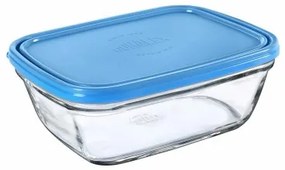 Portapranzo Rettangolare con Coperchio Duralex Freshbox Azzurro 1,7 L