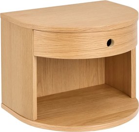 Comodino colore naturale chiaro con effetto rovere Paron – Actona