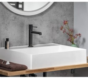 Sapho - Miscelatore per lavabo SOLARIS 20 cm nero opaco