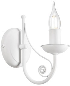 Applique DONATO 1xE14/40W/230V bianco