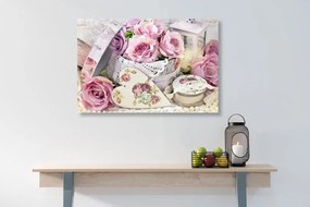 Stampa su tela – Stile romantico vintage