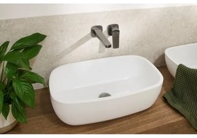 KFA Armatura 4529-810-61 - Miscelatore per lavabo a incasso MALAGA, grigio metallico