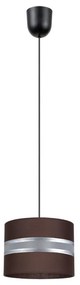 Lampadario su corda  CORAL 1xE27/60W/230V d. 20 cm marrone
