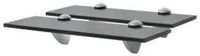 Mensole Galleggianti 2 Pz İn Vetro 30x10 Cm 8 Mm /
