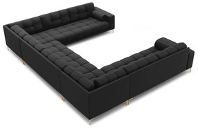 Divano angolare a U grigio scuro Bali - Cosmopolitan Design