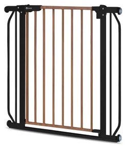 Lionelo - Cancello sicurezza TRUUS SLIM nero/marrone