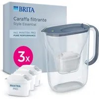 Set caraffa filtrante Brita Style Essential blu 3 filtri
