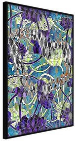 Poster  Modern Arabesque  Cornice Quadri Cornice nera, Larghezza x Altezza Home decor 30x45