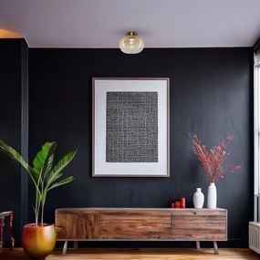 Plafoniera LED VASO LED/4W/230V diametro 18 cm oro/fumé